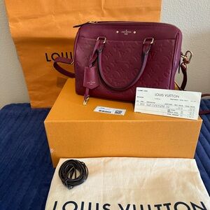 Louis Vuitton Speedy 25 Burgundy